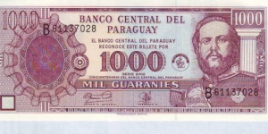  1000 Guaranies Banknote