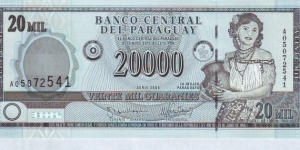  20000 Guaranies Banknote