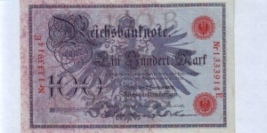  100 Marks Banknote