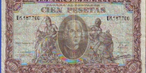  100 Pesetas Banknote