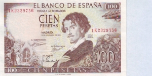  100 Pesetas Banknote