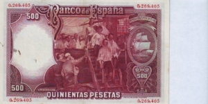 Banknote from Spain