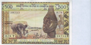  500 Francs Banknote