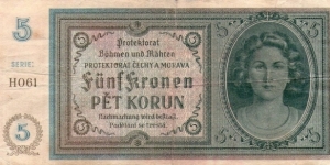 Banknote from Czech Republic