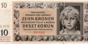 Banknote from Czech Republic