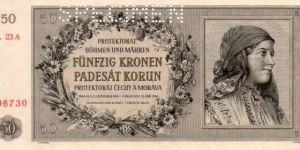 Banknote from Czech Republic