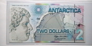 Antartica 2007 2 Dollar  Banknote