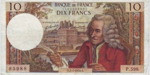  10 Francs Banknote