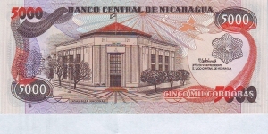 Banknote from Nicaragua