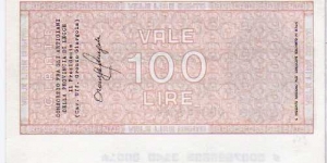 Banknote from Italy