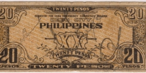 Banknote from Philippines