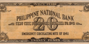 Banknote from Philippines