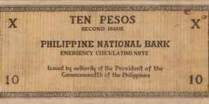 Banknote from Philippines