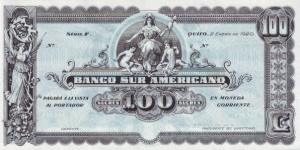  100 Sucres Banknote