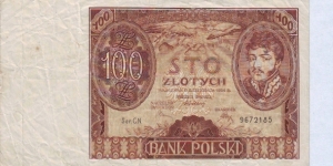  100 Zlotych Banknote