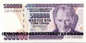 500000 Lirasi Banknote