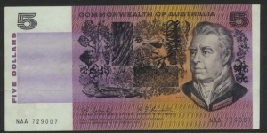 1967 $5 note NAA First Prefix SCARCE in aUNC Banknote