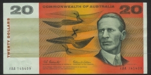 1966 $20 note XAA First Prefix in aUNC Banknote