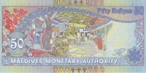 Banknote from Maldives