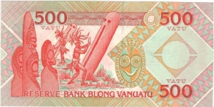 Banknote from Vanuatu