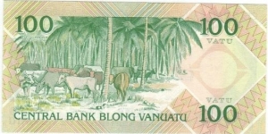 Banknote from Vanuatu