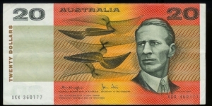 1979 $20 note XXX solid prefix Banknote