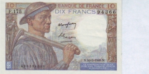  10 Francs Banknote