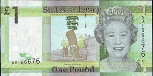 Jersey N.D. (2010) 1 Pound. Banknote