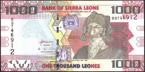 Sierra Leone 2010 1,000 Leones. Banknote