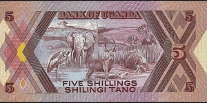 Banknote from Uganda