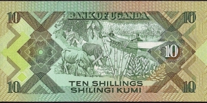 Banknote from Uganda