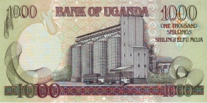 Banknote from Uganda