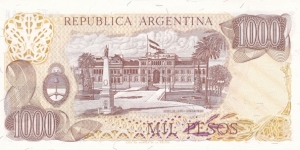 Banknote from Argentina