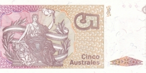 Banknote from Argentina