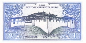 Banknote from Bhutan