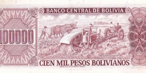 Banknote from Bolivia