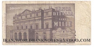 Banknote from Italy