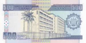 Banknote from Burundi