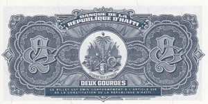 Banknote from Haiti