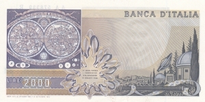 Banknote from Italy