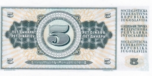 Banknote from Yugoslavia