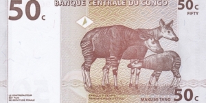 Banknote from Congo