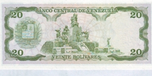 Banknote from Venezuela