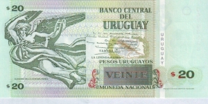 Banknote from Uruguay