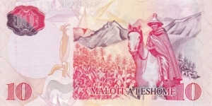 Banknote from Lesotho