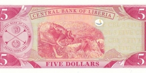 Banknote from Liberia