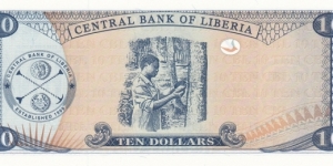 Banknote from Liberia