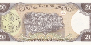 Banknote from Liberia
