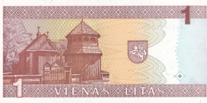 Banknote from Lithuania