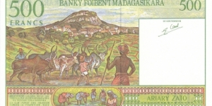 Banknote from Madagascar